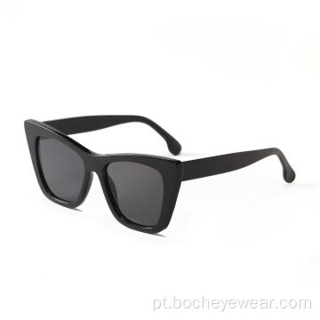 Óculos de sol para PC de cor barata fashion Square Jelly Óculos de sol
